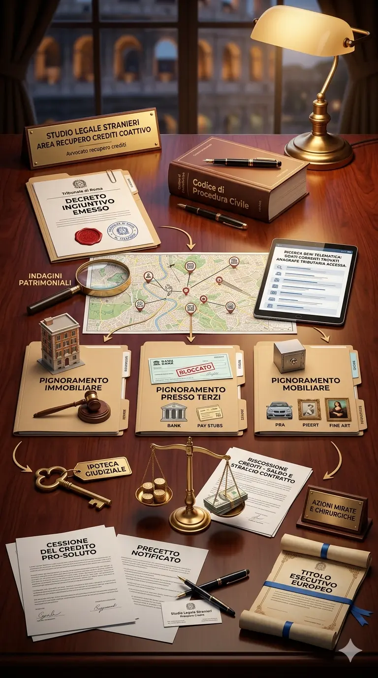 Avvocato recupero crediti Roma