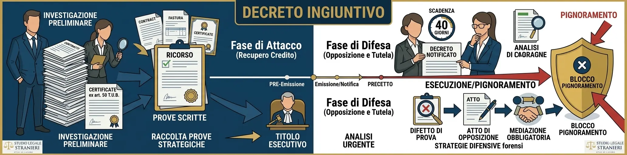 Decreto Ingiuntivo Difesa Recupero Crediti